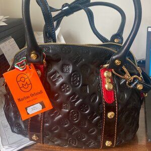 Pristine Marino Orlandi Monogram logo Satchel